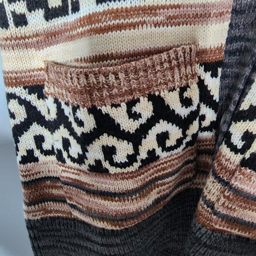 Lucky Brand Women's Blanket Pattern Cardigan Cotton Sweater Size Small NWT - Picture 6 of 11